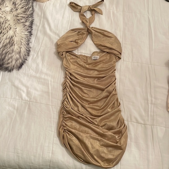 Oh Polly Dresses & Skirts - Oh Polly Gold Dress